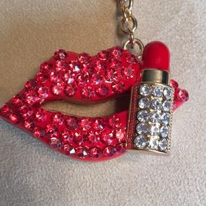 💋💋💋Super Cute Embellished Lip Key Chain💋💋💋